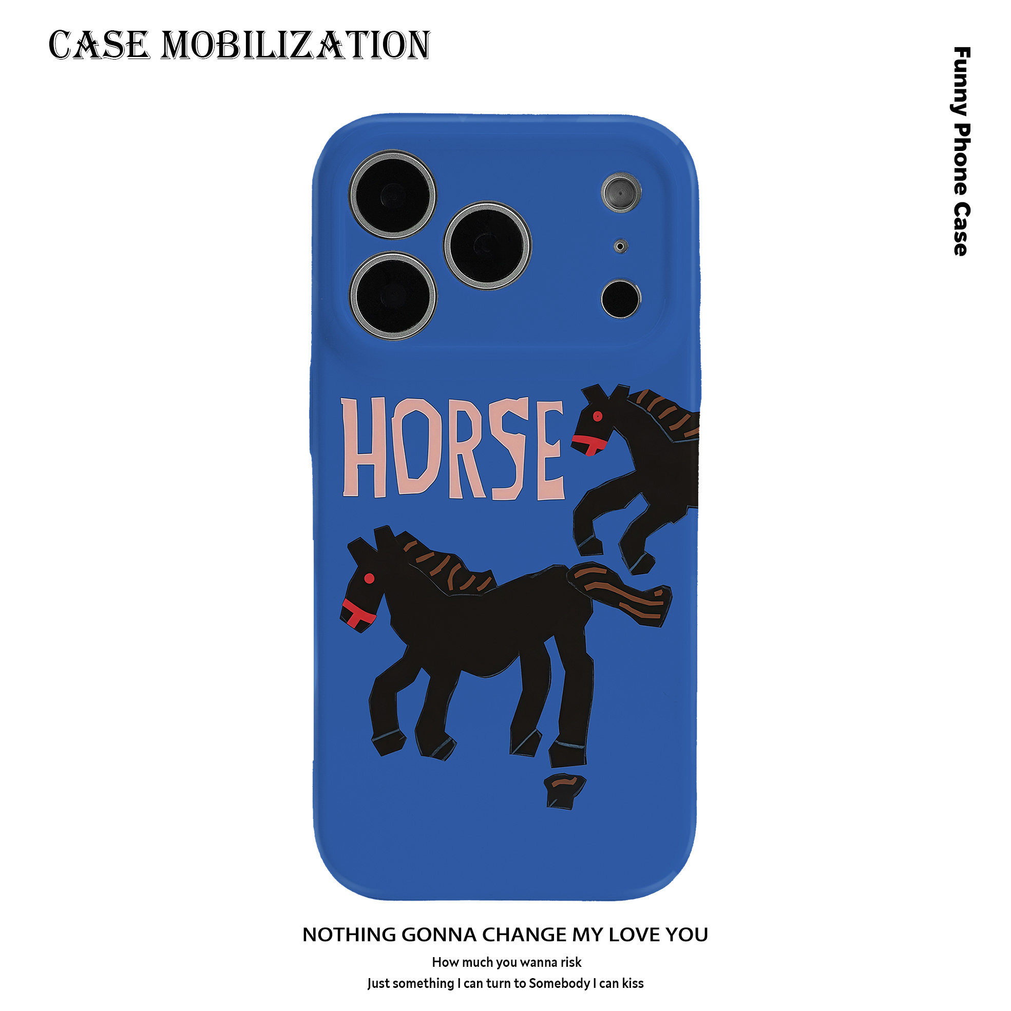 马年蓝色剪纸卡通黑马菲林全包手机壳适用苹果17nova14华为p80mate70小米17pporen14ovivo荣耀400iPhone16,3C数码配件,手机保护套/壳,淘宝优惠券,粉丝福利购,淘宝优惠卷