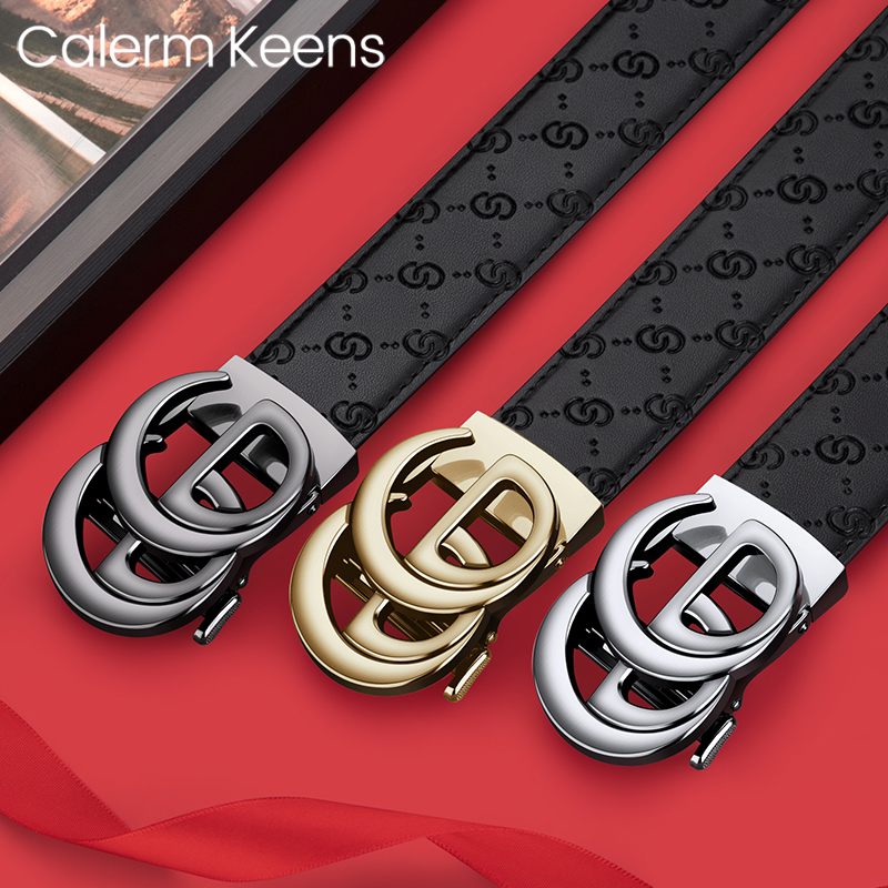 男士皮带calermkeens自动扣