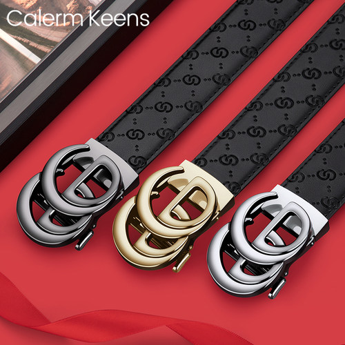 男士皮带calermkeens自动扣