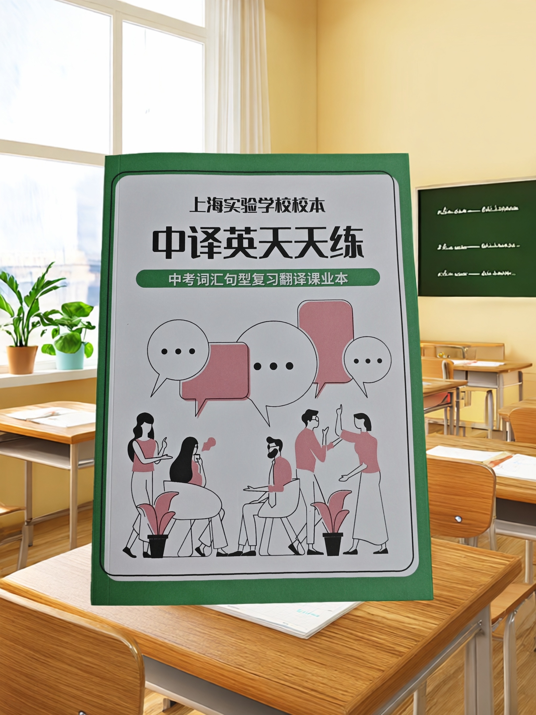 上海实验学校校本中译英天天练中考词汇句型复习翻译1000题附答案
