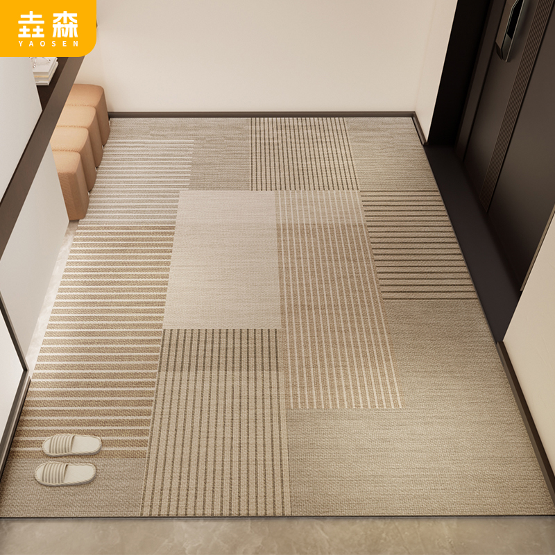 高级入户门简约可裁剪免洗防滑进门口地垫玄关客厅刮沙换鞋脚垫子