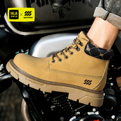 SportsDay春夏大黄靴复古高帮工装 HLA 海澜之家男鞋 靴休闲马丁靴