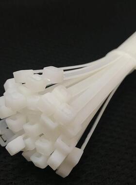 高品质纯PA66新料材质白色黑色自锁式尼龙扎带3X100-10X500mm型号
