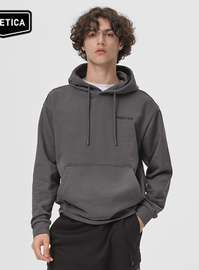 DUVETICA 春季运动男女款连帽后背刺绣户外休闲长袖卫衣VXHDC0334