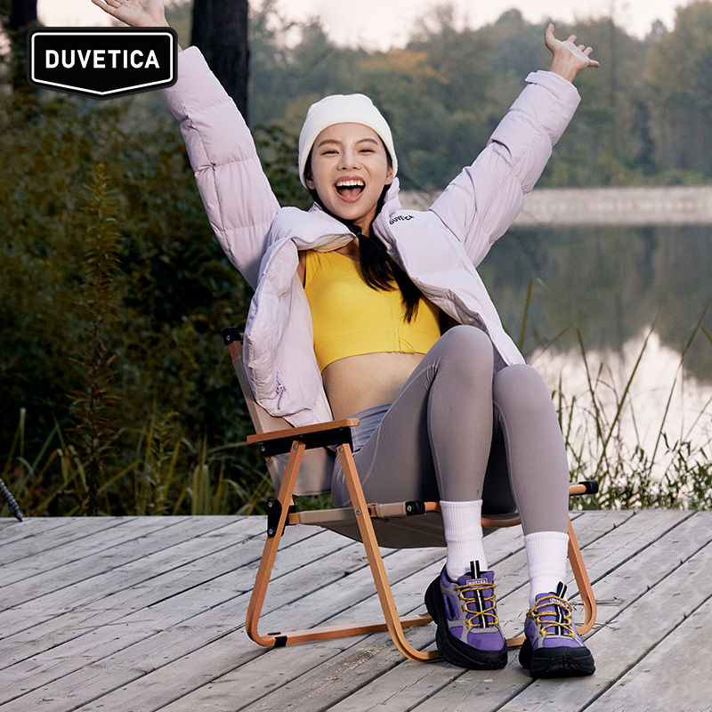 DUVETICA女士短款鹅绒羽绒服