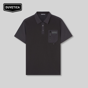 DUVETICA VUTS10143 春夏男弹力防晒T恤防紫外线短袖 Polo衫