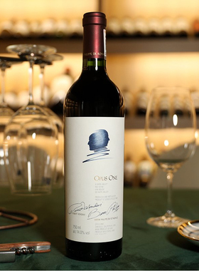作品一号Opus One红酒美国进口纳帕谷Napa Valley干红葡萄酒18 19
