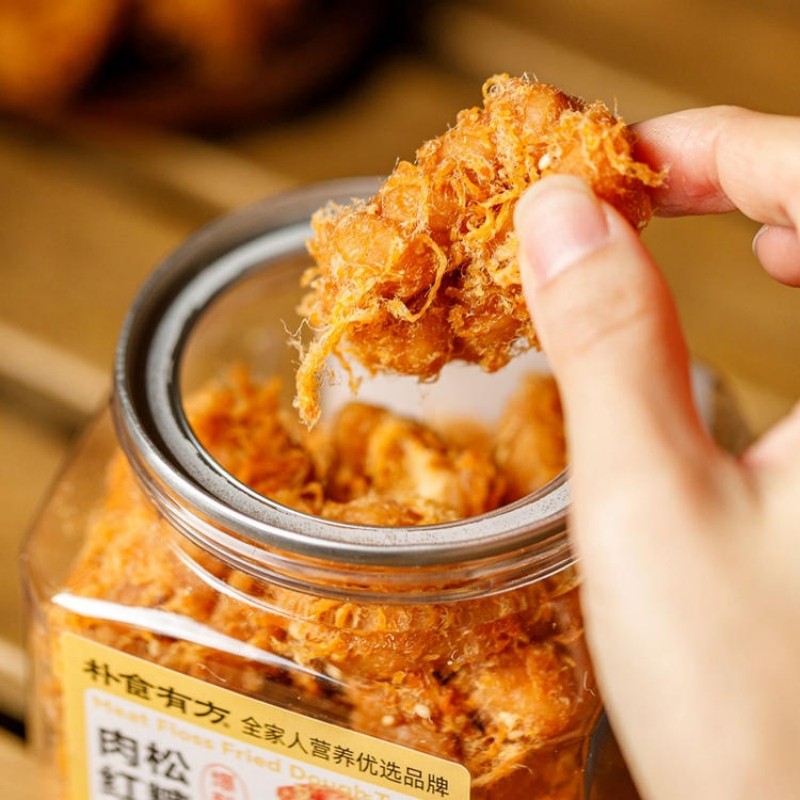 【4罐】朴食有方肉松红糖麻花糕点爆酥罐装小麻花追剧休闲小零食,零食/坚果/特产,麻花,淘宝优惠券,粉丝福利购,淘宝优惠卷