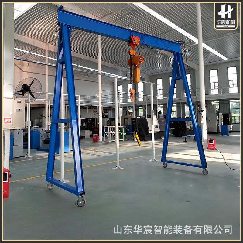 移动龙门架小型升降式电动葫芦吊架电动无轨万向龙门架起重吊机