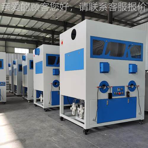 枕芯毛绒玩具冲棉机棉 pp全公仔机棉填LKCM-02充 自动双口充棉机