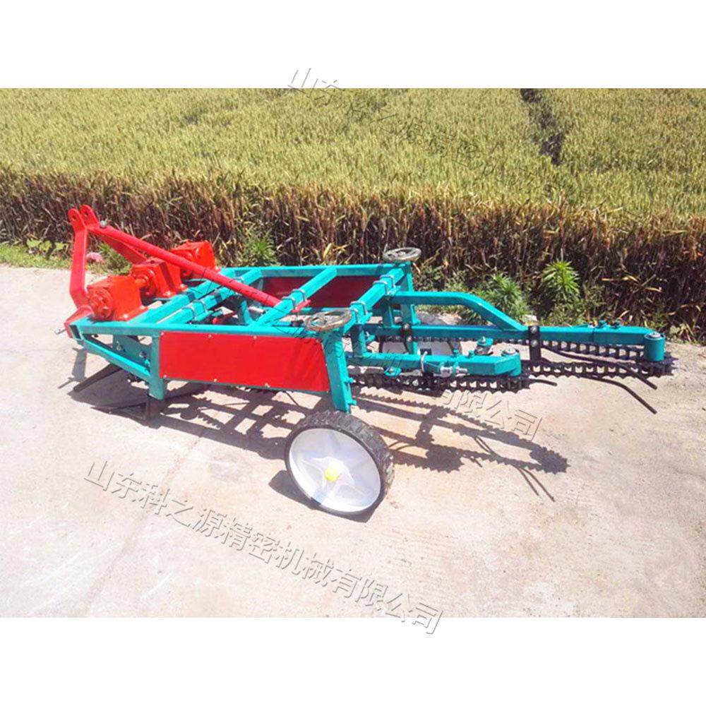 小型药材收获设备 农用双链条花生收获机 平地起垄花生出土设备