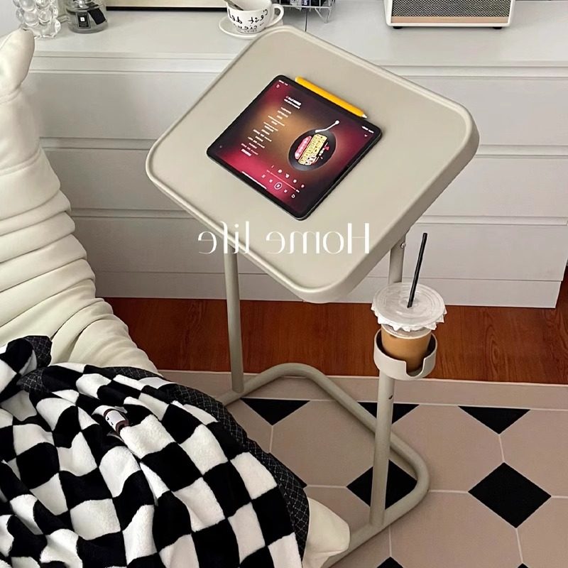 床边桌可移动床上桌小型家用卧室小桌子升降笔记本学习折叠桌
