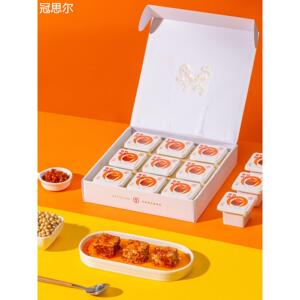 必洽有机豆腐乳送礼盒袋子湖南特产香辣开胃下饭菜茶油腐乳家庭装