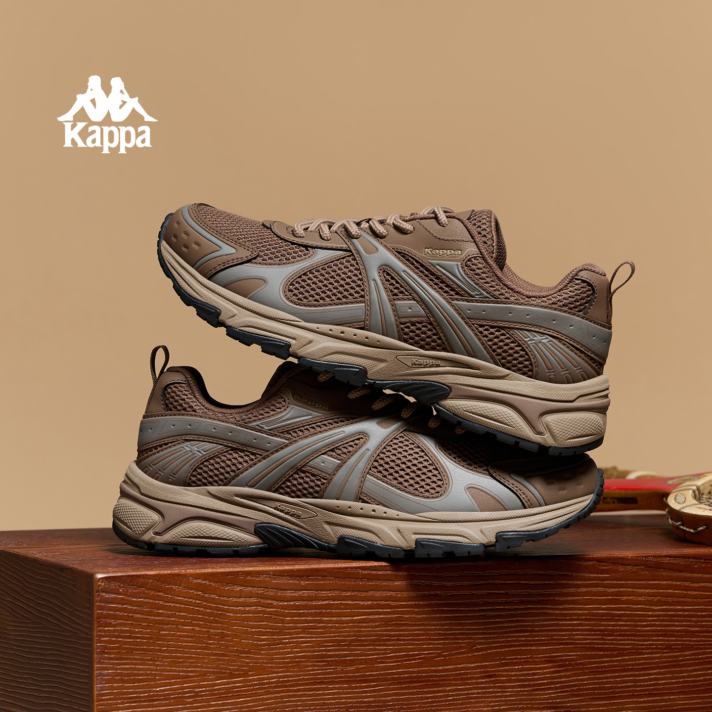 Kappa男鞋复古运动鞋轻便运动鞋