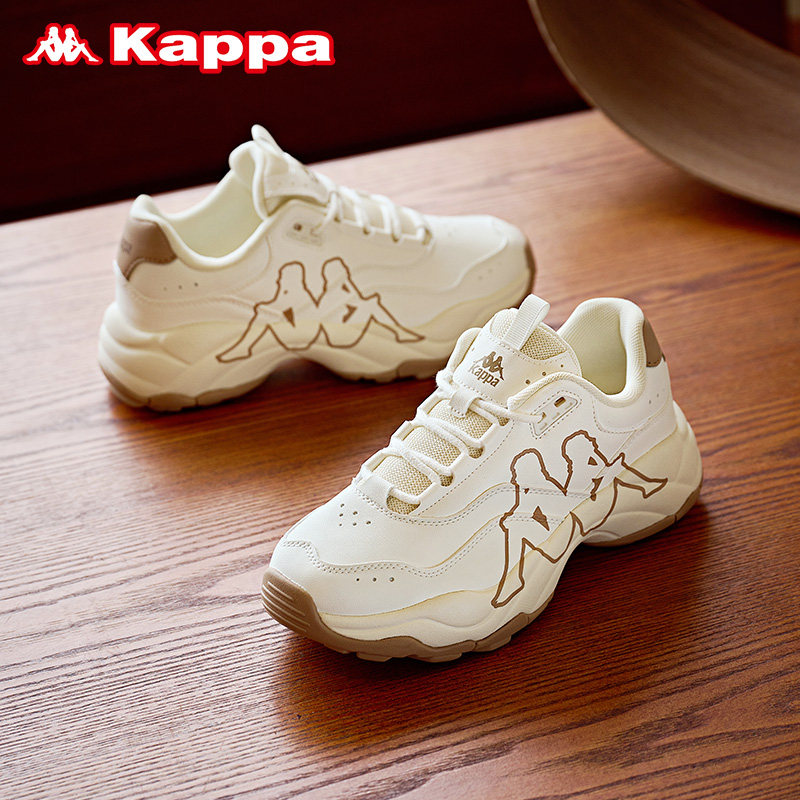 Kappa卡帕男女鞋运动鞋2023新款秋季厚底增高小白鞋复古老爹鞋子怎么看?
