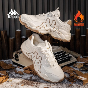 官方正品 清仓 Kappa女鞋 加绒老爹鞋 二棉鞋 保暖2025新款 特价