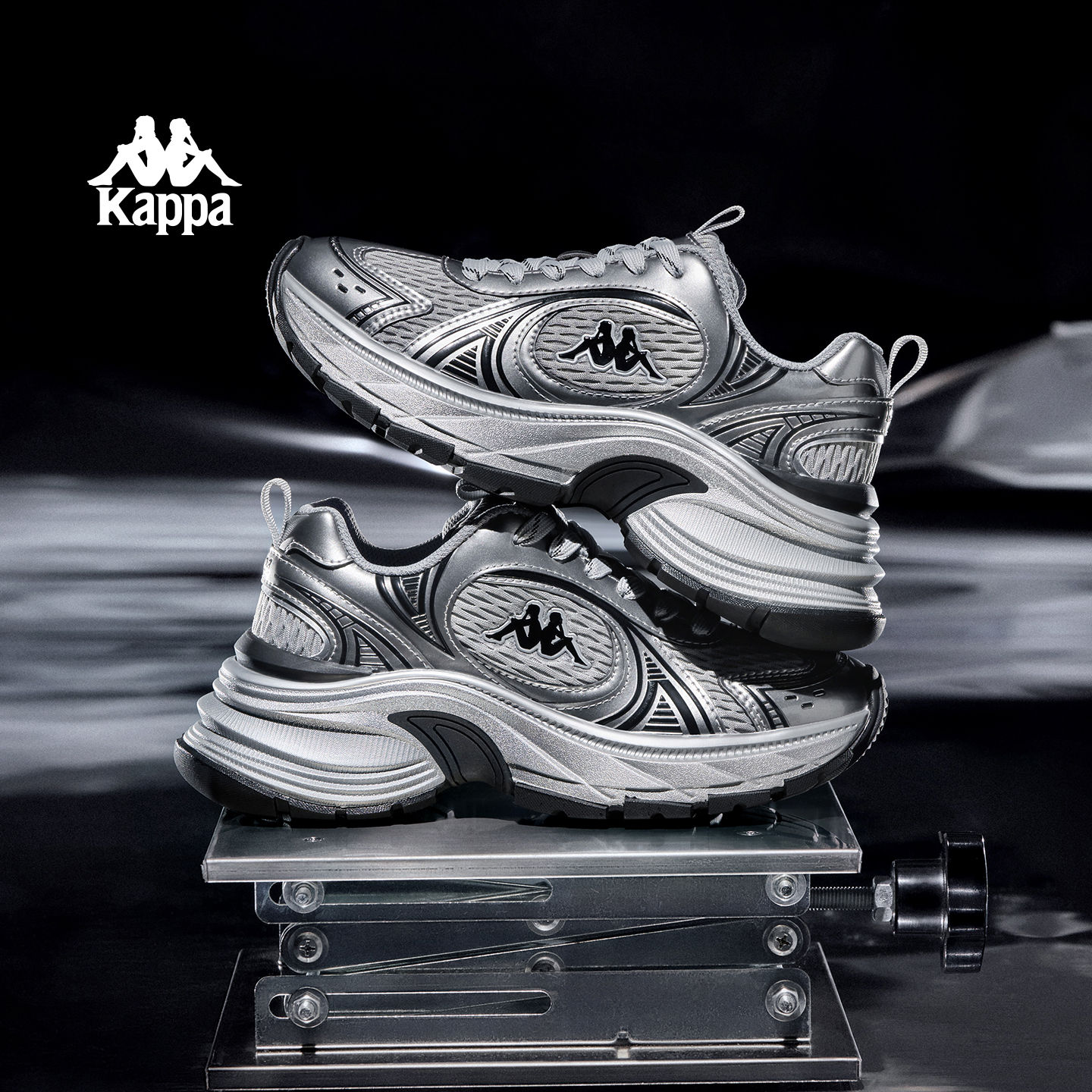 Kappa女鞋厚底老爹鞋新款