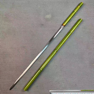 竹中剑刀剑棍中剑唐横刀一体龙骨高锰钢户外防身车载冷兵器未开刃
