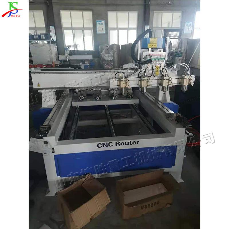 四头圆雕机 Wood engraving machine 全自动木料表面刻花机