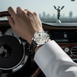 瑞士认证正品 全自动机械表多功能月相皮带商务高档十大 牌手表男士