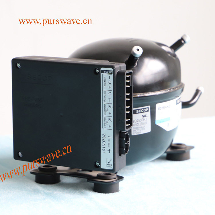 BD250GH车载冰箱压缩机微型空调压缩机直流DC48V352W太阳能冷柜