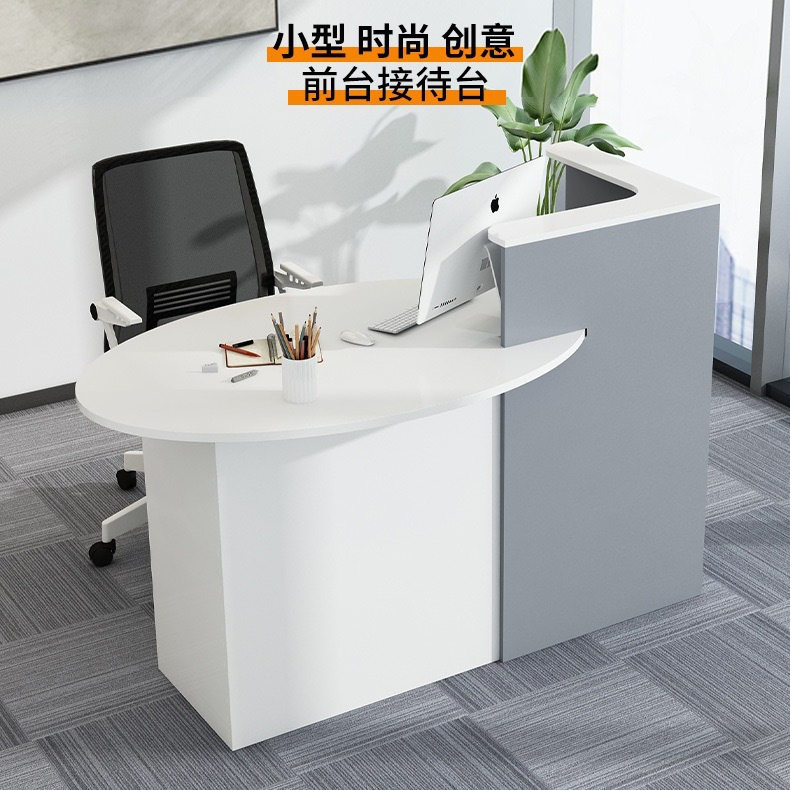 吧台收银台小型转角接待前台简约现代超市便利服装店大气店铺柜台