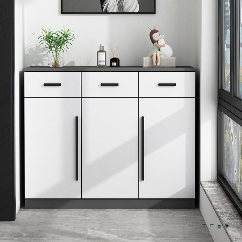 阳台柜专用储物柜杂物柜收纳柜子防晒防水落地置物柜飘窗高柜定