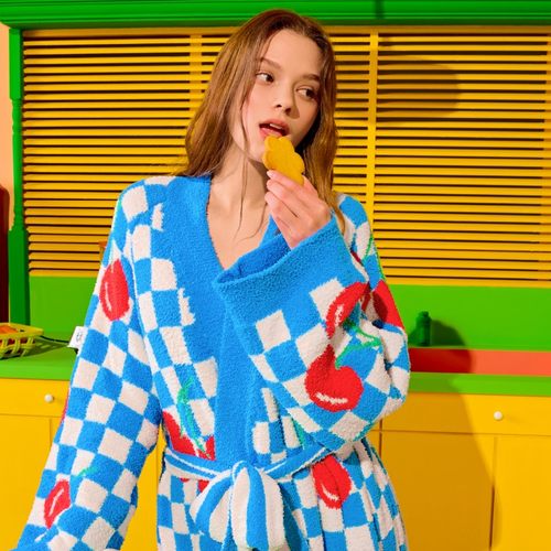 浴袍wigglewiggle浴袍睡衣