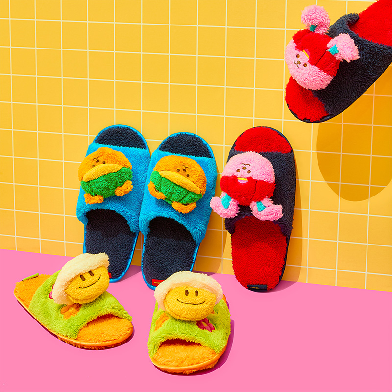 wiggle wiggle棉拖鞋防滑女冬季外穿情侣居家用加绒冬天棉鞋男