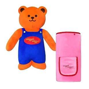 wiggle wiggle午睡毯车载毛绒靠垫二合一办公室靠枕抱枕毯