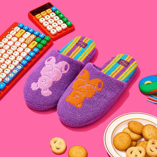 wigglewiggle羊羔绒拖鞋