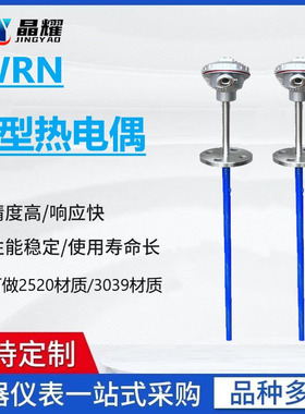 电厂用耐磨热电偶WRN2-433 K型不锈钢热电偶PT100热电阻测高温度