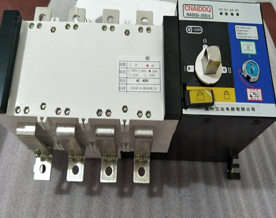 双电源自动转换开关智能控制器型4003P3极225 250 315A 350A 400A