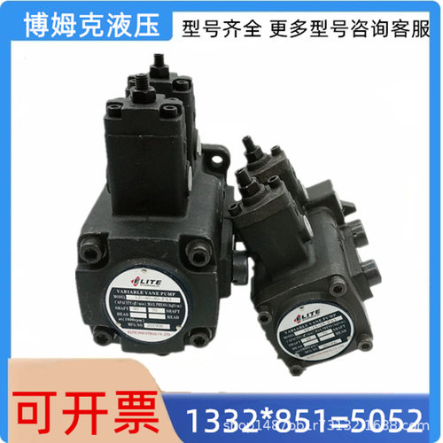ELITE艾利特VP-20-20-FA3 FA1油冷机双联叶片油泵30-30/40-40 FA2