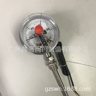 可调节报警双金属温度计电接点远传双金属温度计不锈钢电接点压力