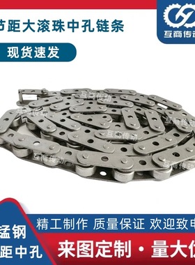 网带中孔链条 中孔C2042/C2052/C2062/2082双节距链条 双节距输链