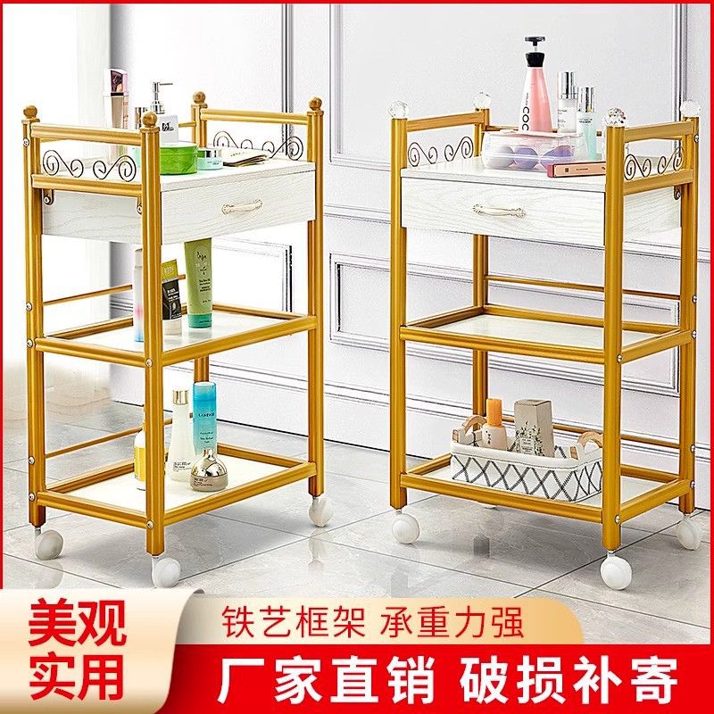 美容车美容院专用小推车置物架移动工具车理发店纹绣收纳车仪器车