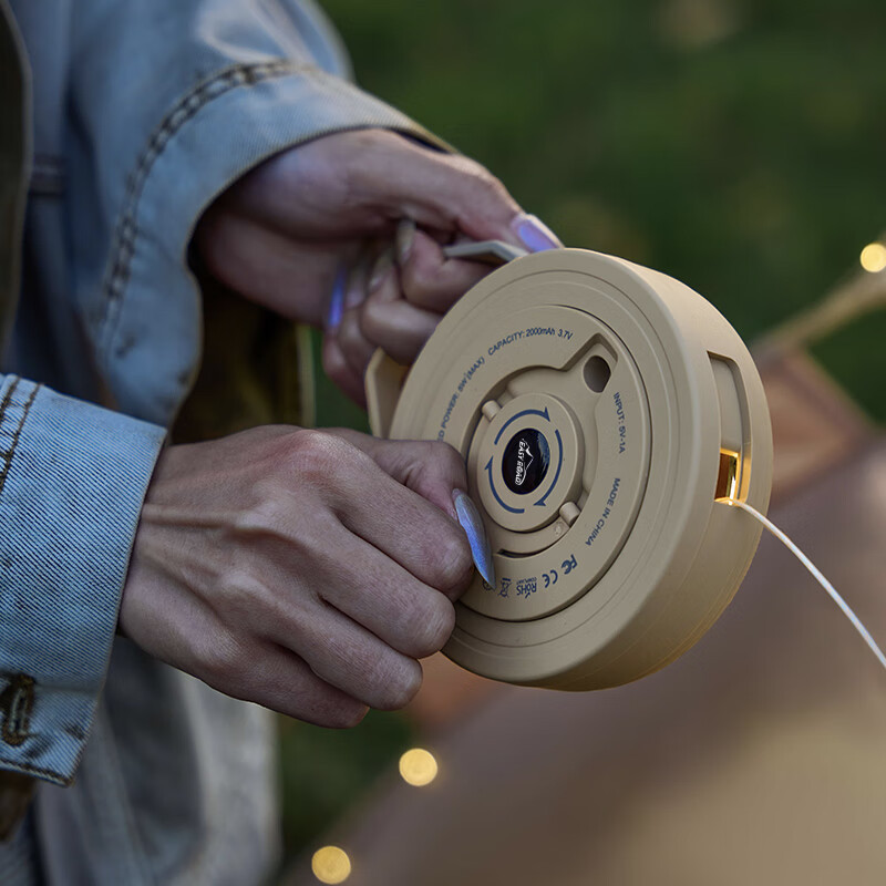 新款户外野营氛围灯LED灯串帐篷露营串灯手提装饰天幕灯串