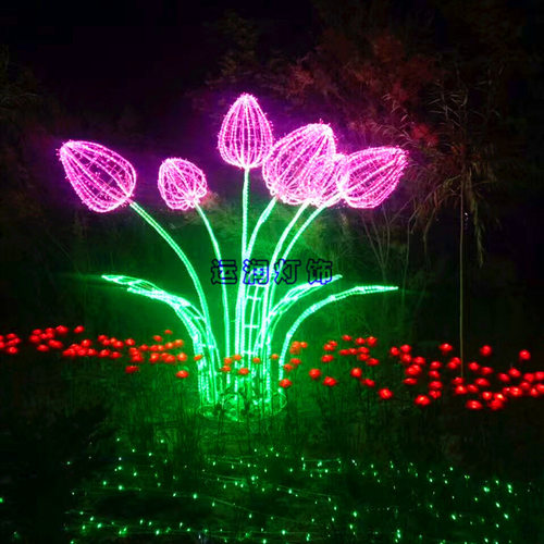 LED梦幻灯光秀隧道景观灯