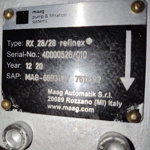 Maag Pump Gear pump RX 28/28