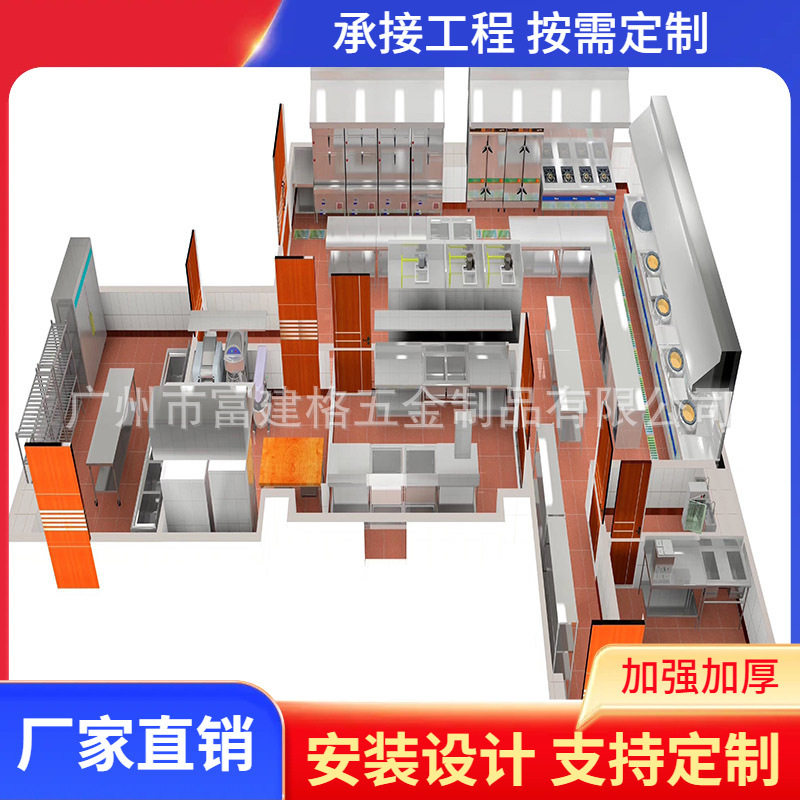 食堂厨房工程酒店学校快餐店连锁餐饮商用烤箱