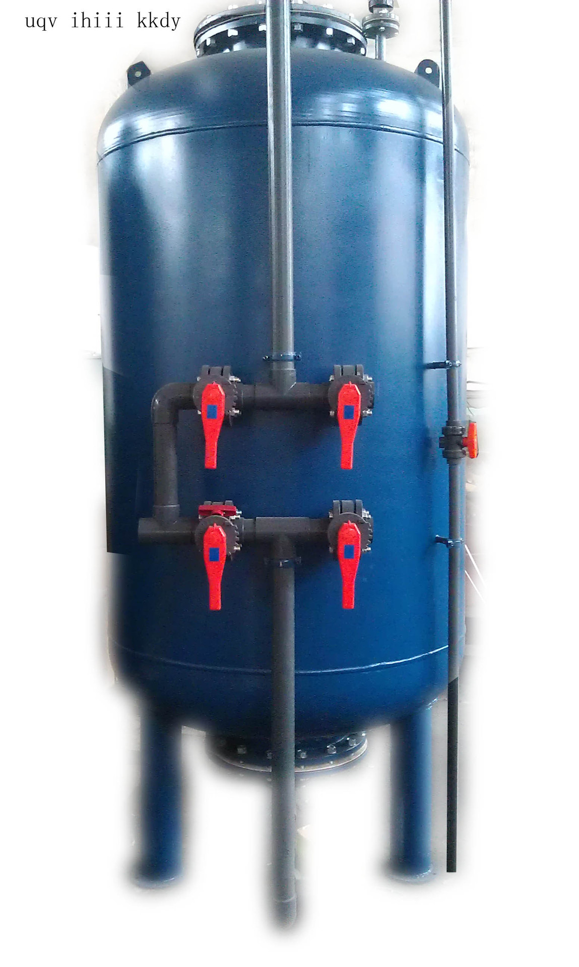 直径1.2米活性炭过滤器碳滤器可配U-PVC管路手动蝶阀