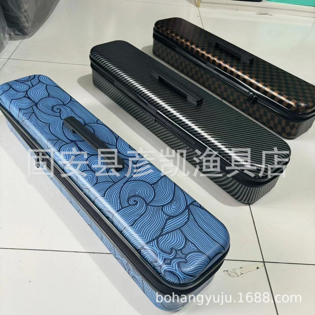 新款硬壳浮漂收纳盒PC材质防水加厚耐磨超大容量带内衬可收纳更多