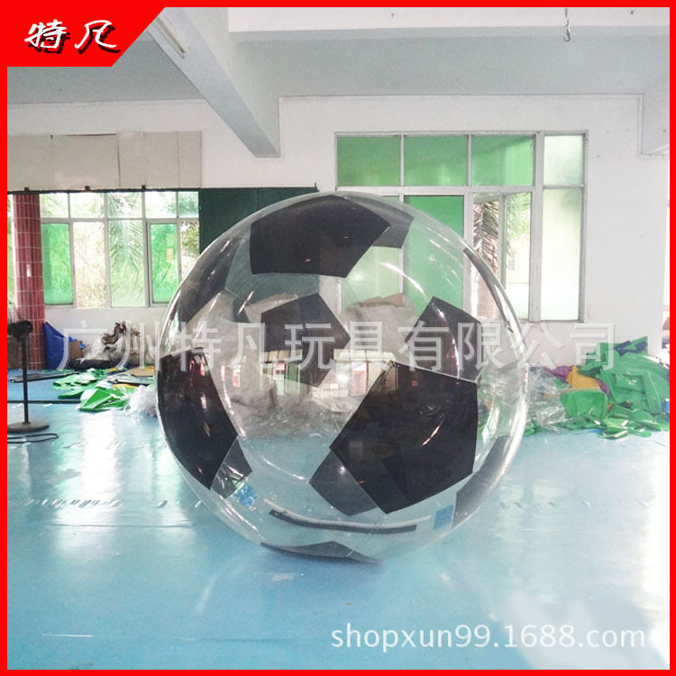 水上步行球充气透明碰碰球水上游乐园设备户外儿童成人水上玩具