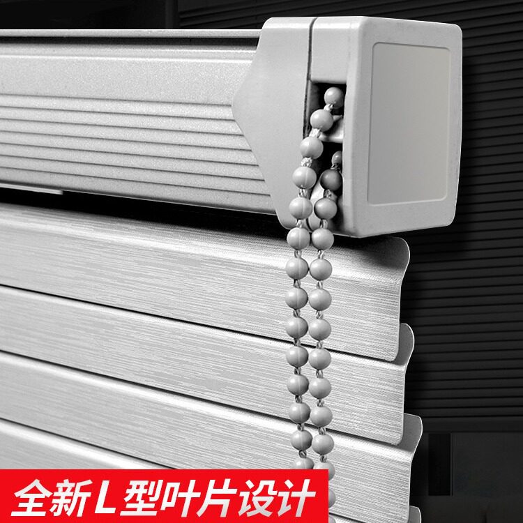百页卫生间窗帘PVC厨房防水飘窗遮光隐孔百叶窗卷帘遮阳隔音窗帘
