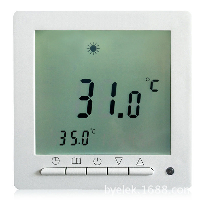 智能采暖温控器,LCD控制面板C09 智能温度控制调节器