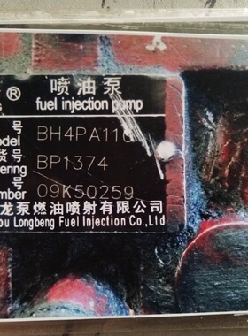 龙口喷油泵总成BP1374 厂家直供，油泵 BH4PA110