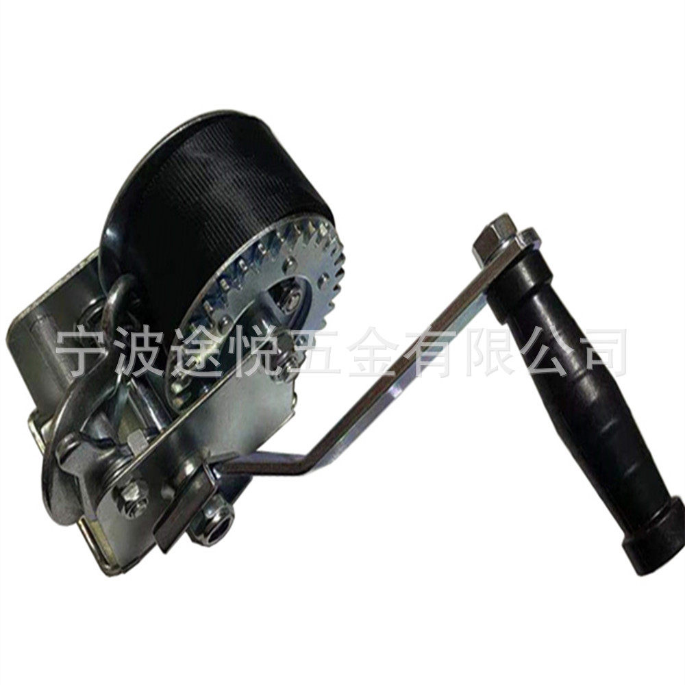 厂家供应800LBS拖车绞盘 手摇绞车带6米黑色织带  游艇手动绞盘,电子元器件市场,电线扎带/束线带,淘宝优惠券,粉丝福利购,淘宝优惠卷