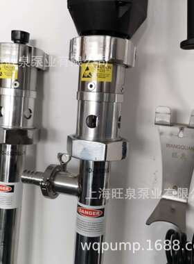 旺泉HD-EX2-V+SS316L-1000HV250-VT螺杆式抽液泵、手提树脂油桶泵