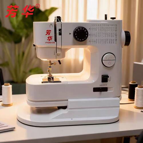 芳华FHSM-638缝纫机双针双线39线迹全自动锁边钉扣电商热销选品